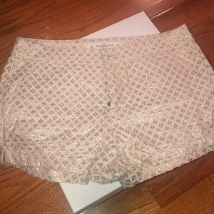 Abercrombie & Fitch nude with gold details